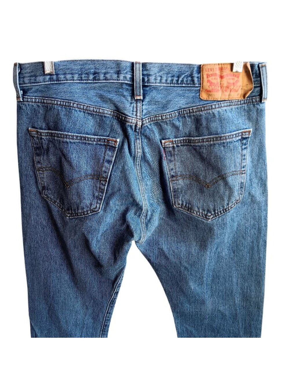36x32 Levis Mens 501 Buttonfly Jeans Original Fit Classic Punk Grunge Indie
